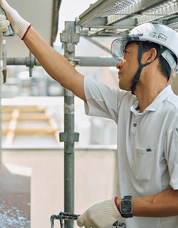 外壁塗装で家を美しく蘇らせ、大切なお客様の暮らしを守り､街に笑顔を増やしたい。それがリプロの願いです。