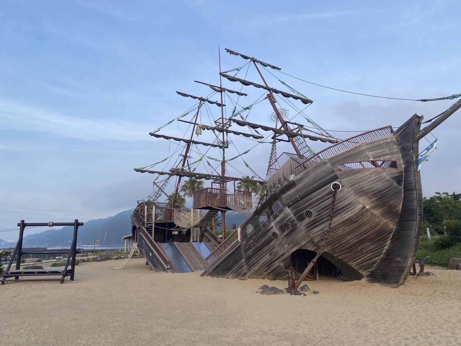 広野海浜公園で早朝散歩