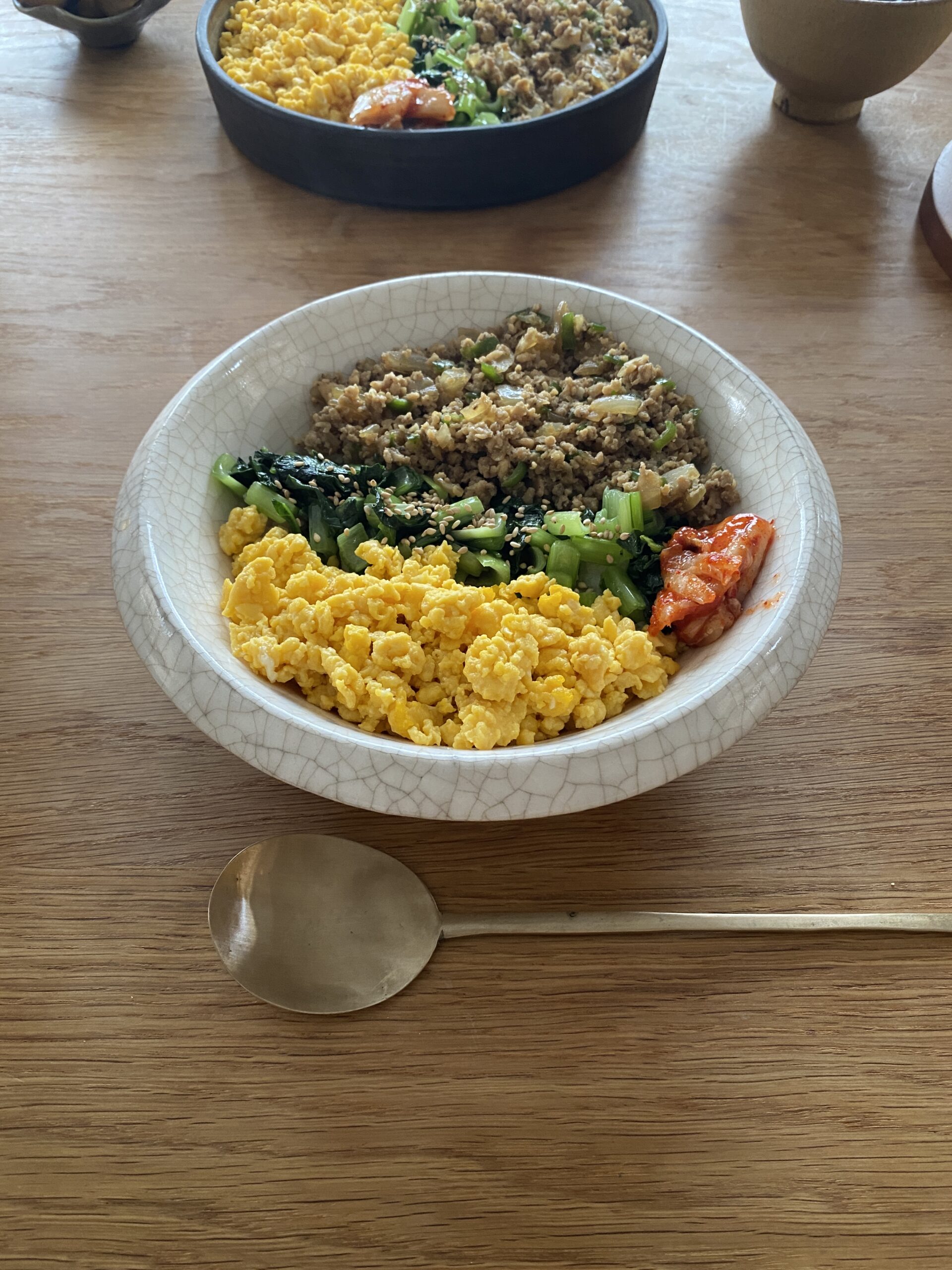今日の晩御飯は３色丼で決まり！