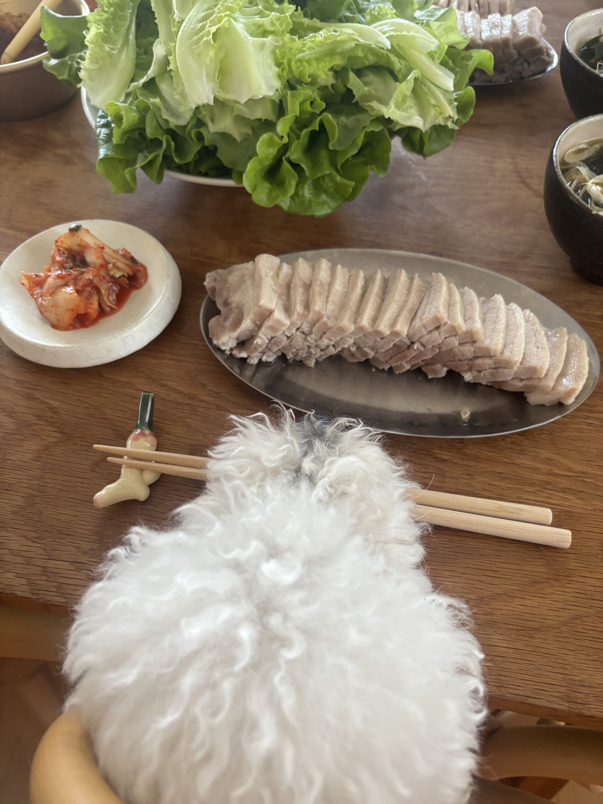 今日のお昼はポッサムで