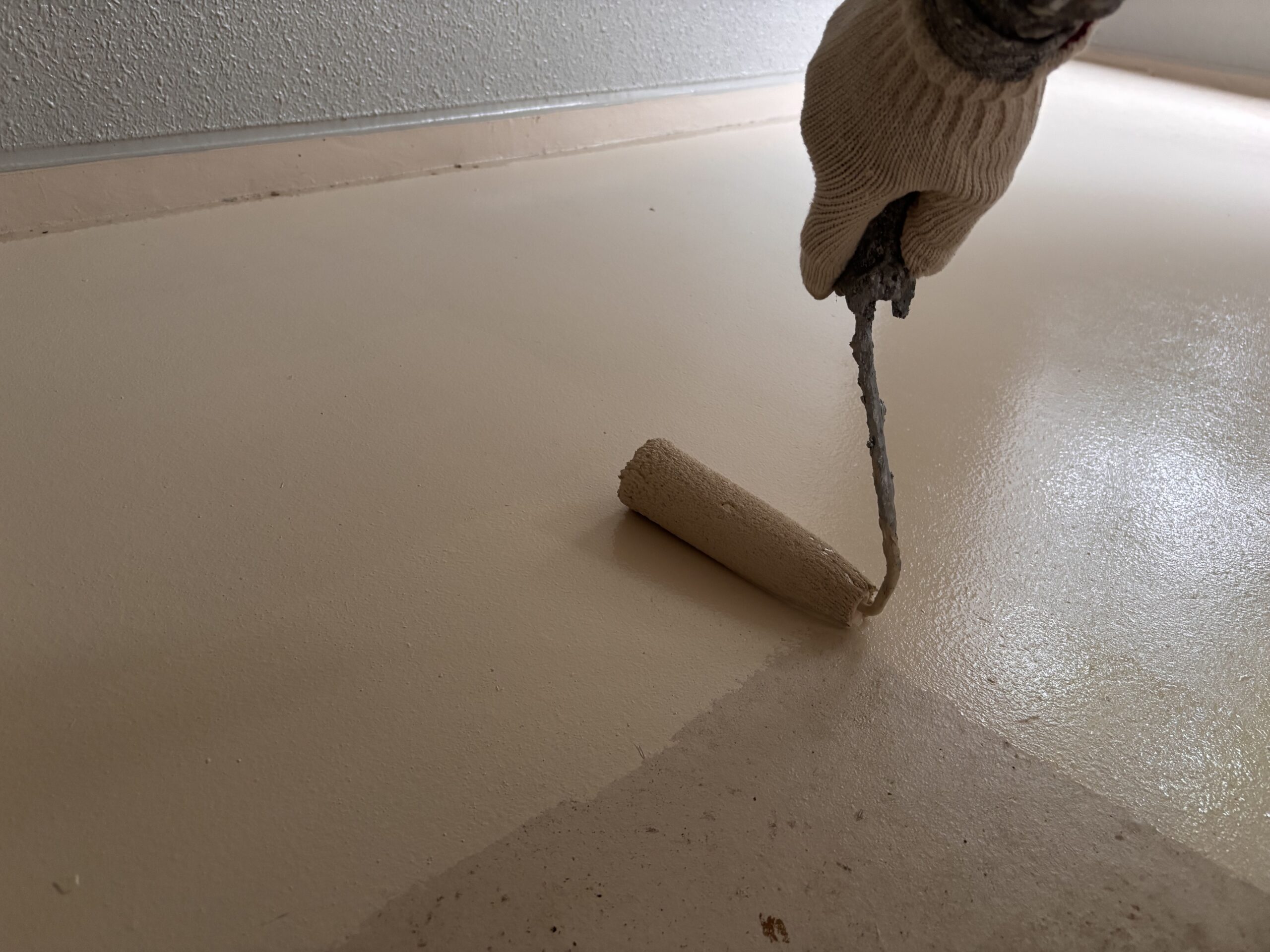 マンションのシート防水塗装